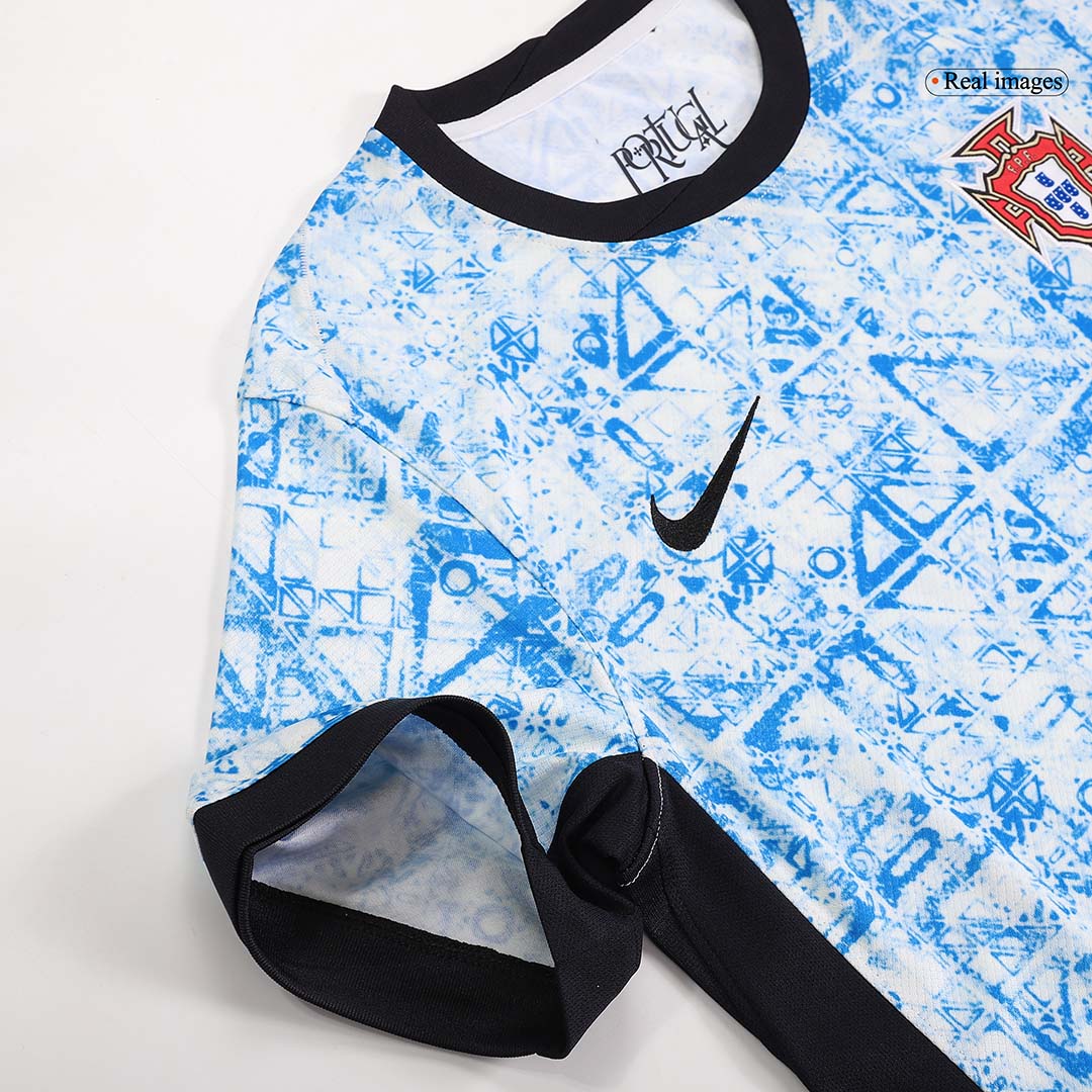 R.Leão #17 Portugal Away Soccer Jersey Euro 2024 footmaillots.fr