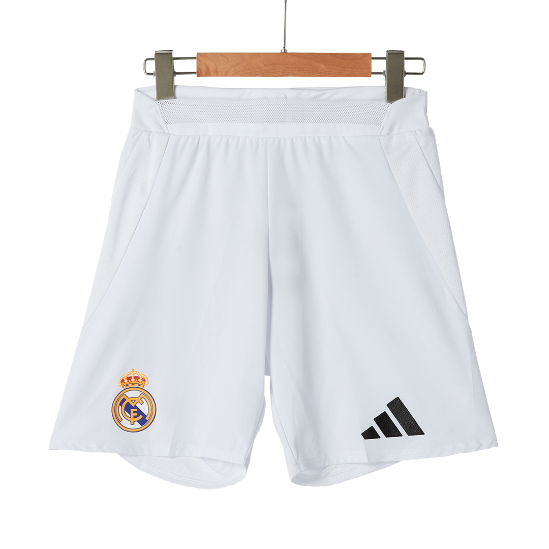 Player Version Real Madrid Home Soccer Shorts 2024/25 footmaillots.fr