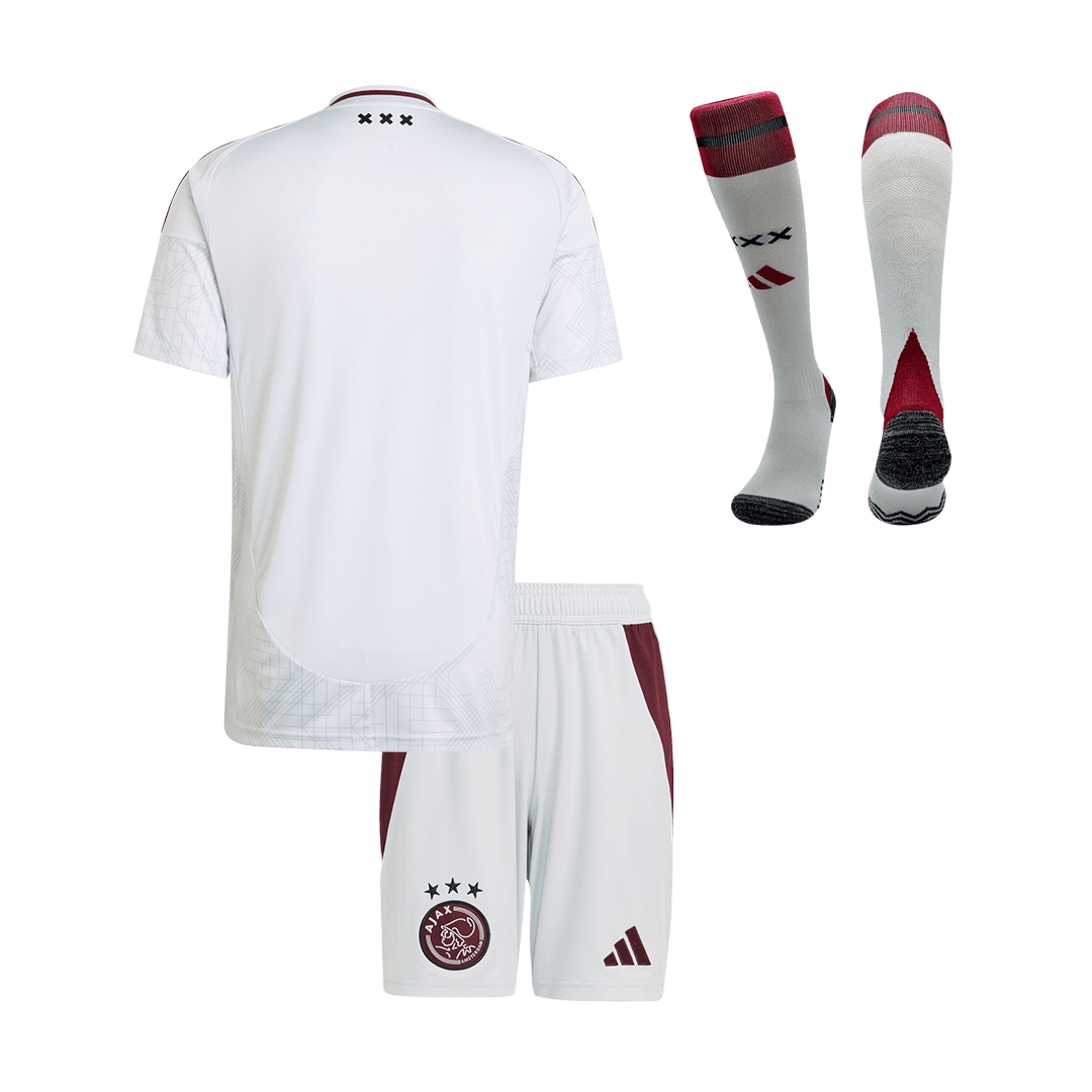 Kid's Ajax Third Away Soccer Jersey Kit(Jersey+Shorts+Socks) 2024/25 footmaillots.fr
