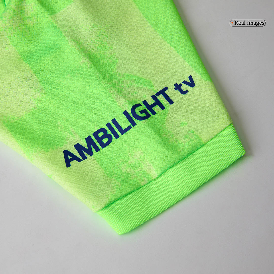 Kid's Barcelona Third Away Soccer Jersey Kit(Jersey+Shorts) 2024/25 - UCL (Spotify Logo Without Text) footmaillots.fr