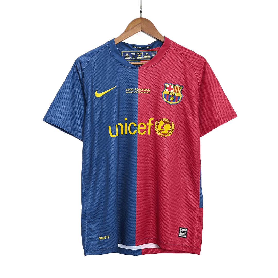 Retro XAVI #6 2008/09 Barcelona Home Soccer Jersey footmaillots.fr