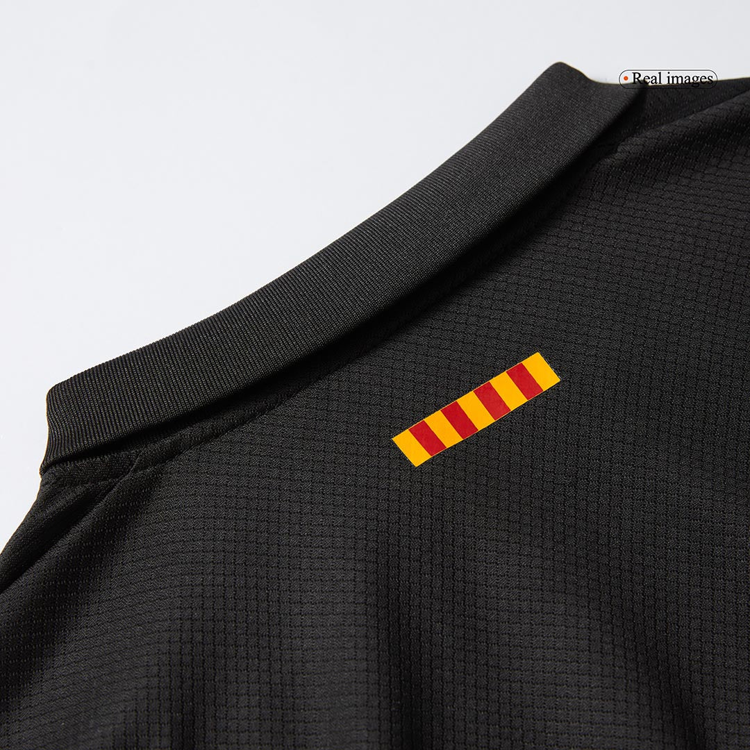 Kid's Barcelona Away Soccer Jersey Kit(Jersey+Shorts) 2024/25 - Spotify Logo Without Text footmaillots.fr