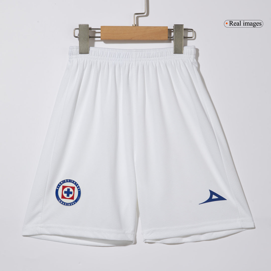 Kid's Cruz Azul Home Soccer Jersey Kit(Jersey+Shorts) 2024/25 footmaillots.fr