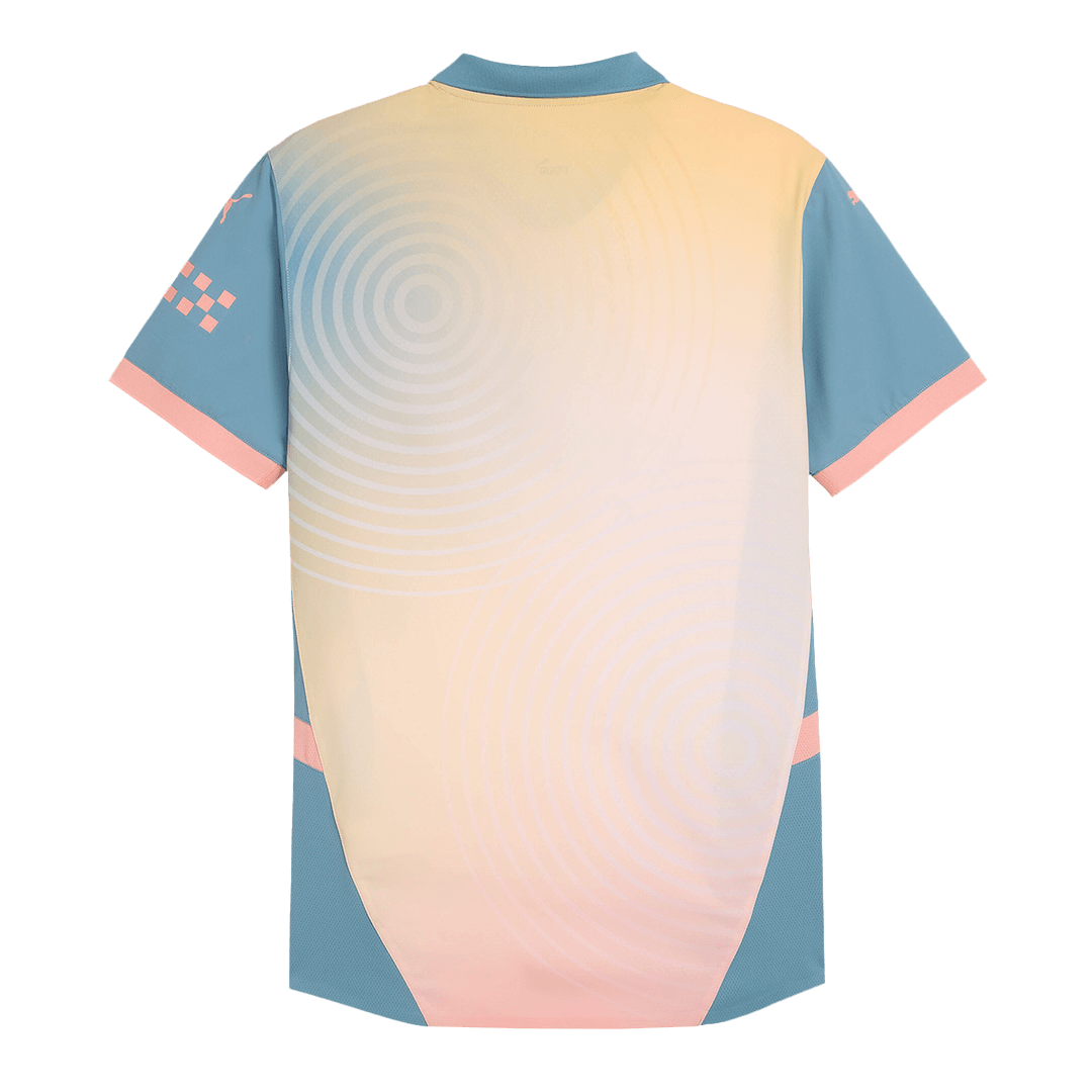 Player Version Manchester City Fourth Away Soccer Jersey 2024/25- Definitely City (UCL) footmaillots.fr