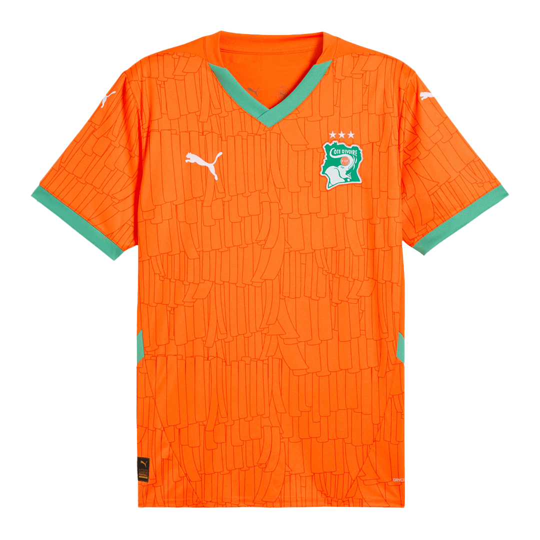 C?te d'Ivoire Home Soccer Jersey 2024/25 footmaillots.fr