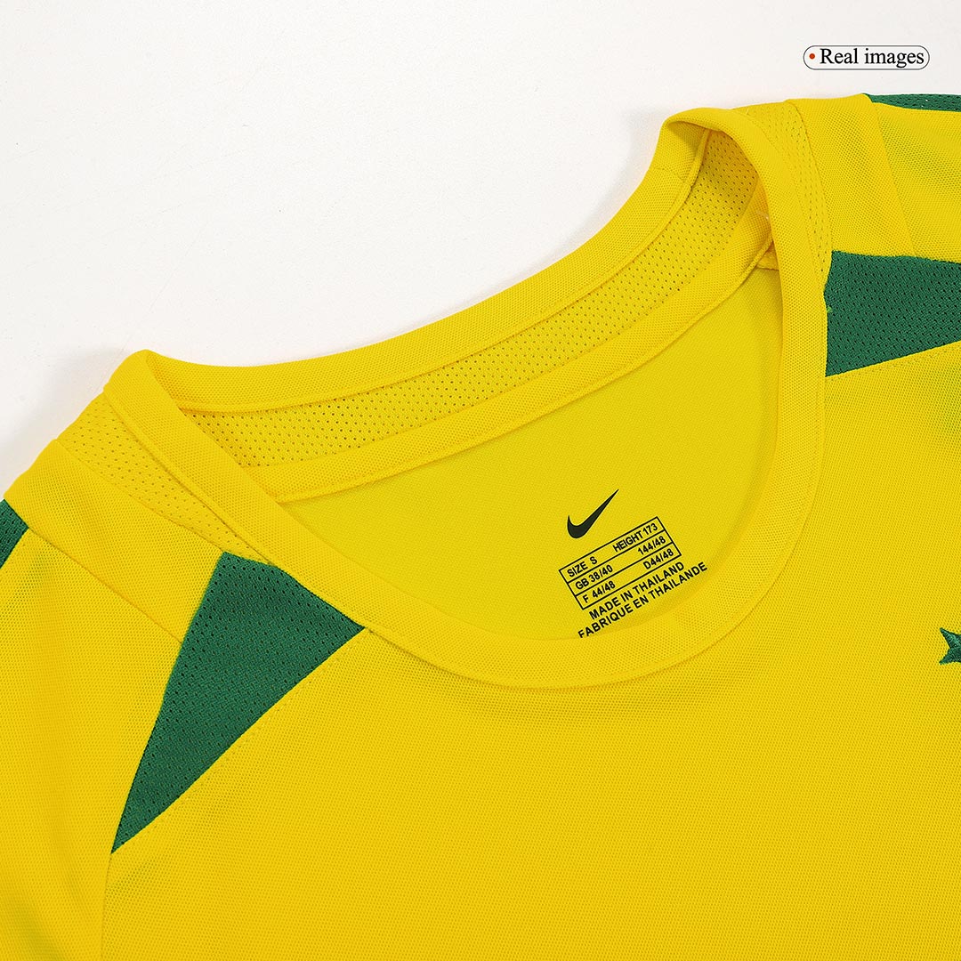 Retro CAFU #2 2002/03 Brazil Home Soccer Jersey footmaillots.fr
