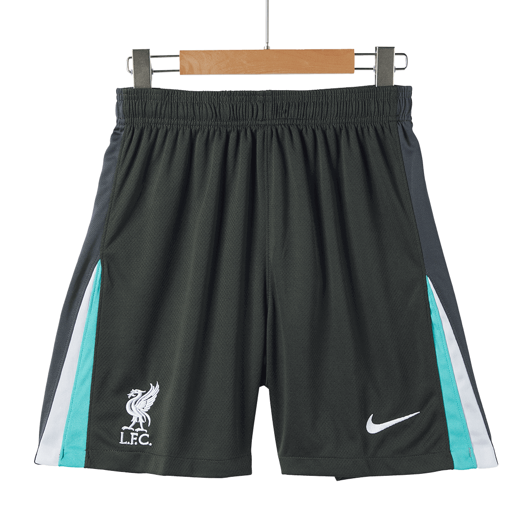 Liverpool Away Soccer Shorts 2024/25 footmaillots.fr