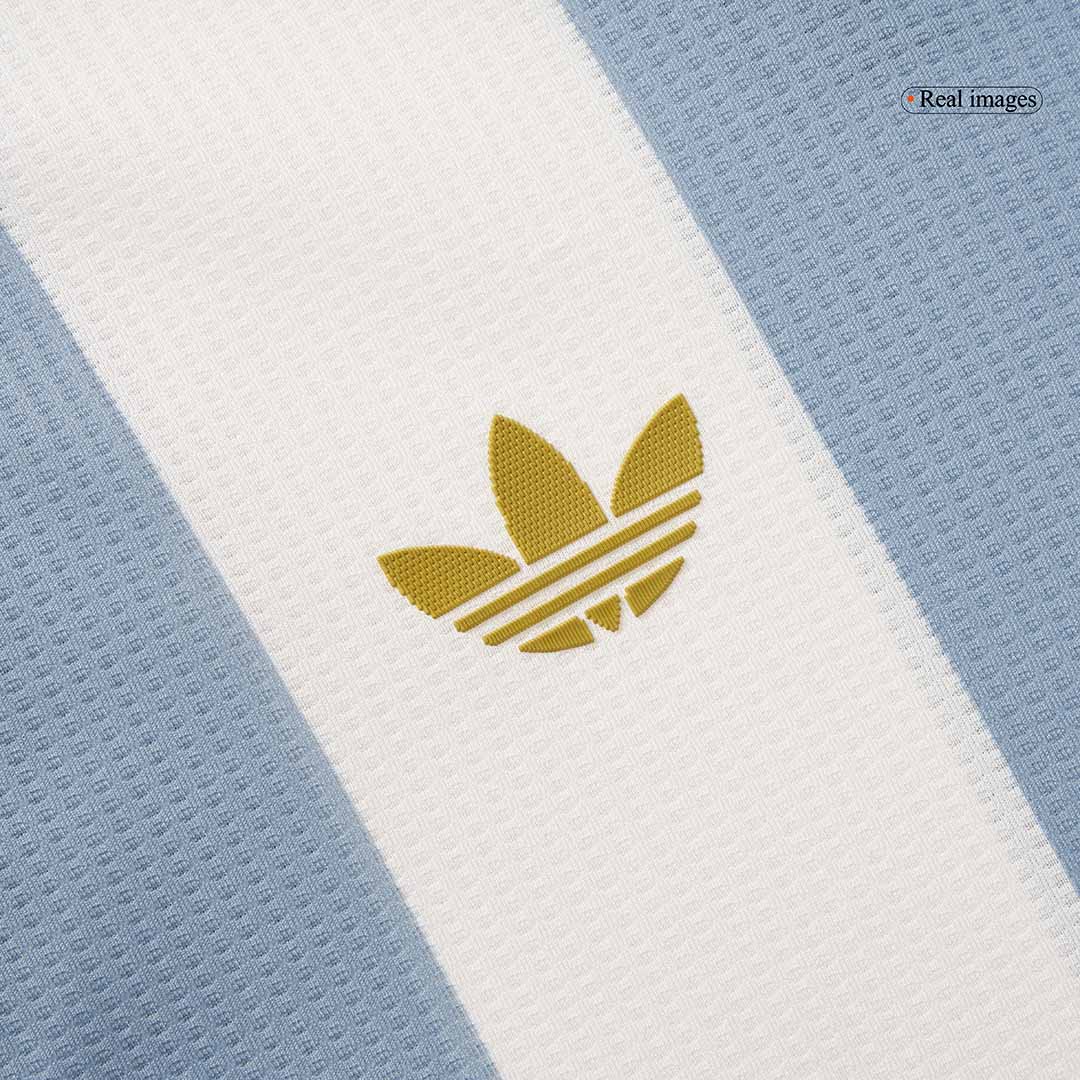 Kid's Argentina Soccer Jersey Kit(Jersey+Shorts) 2024 - 50th Anniversary footmaillots.fr