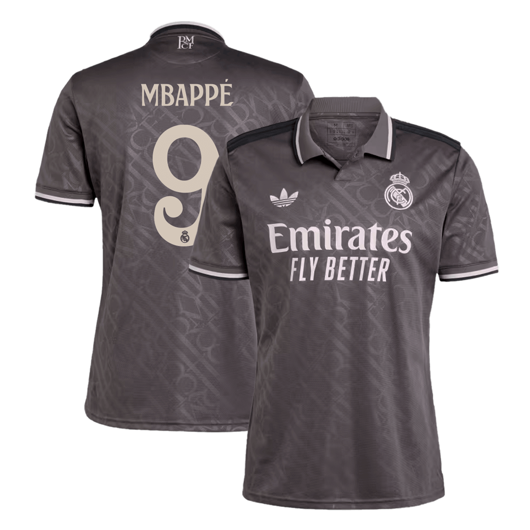 MBAPP? #9 Real Madrid Third Away Soccer Jersey 2024/25 footmaillots.fr