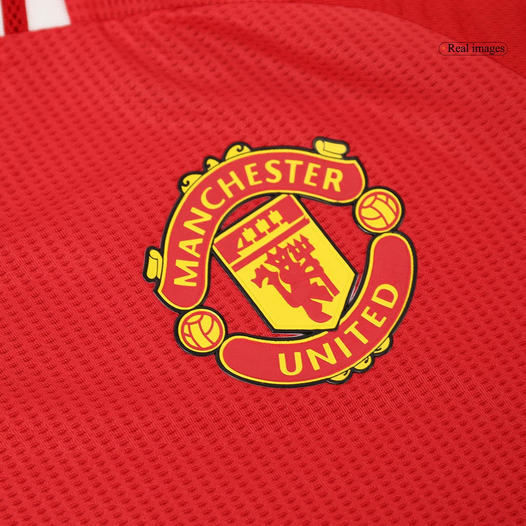 Player Version B.FERNANDES #8 Manchester United Home Soccer Jersey 2024/25 footmaillots.fr