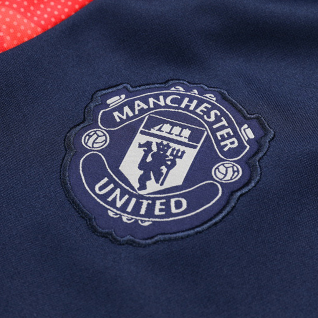 Manchester United Zipper Sweatshirt Kit(Top+Pants) 2024/25 footmaillots.fr