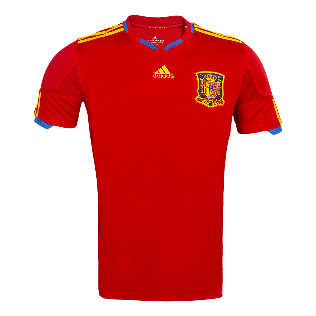 Retro 2010 Spain Home Soccer Jersey footmaillots.fr