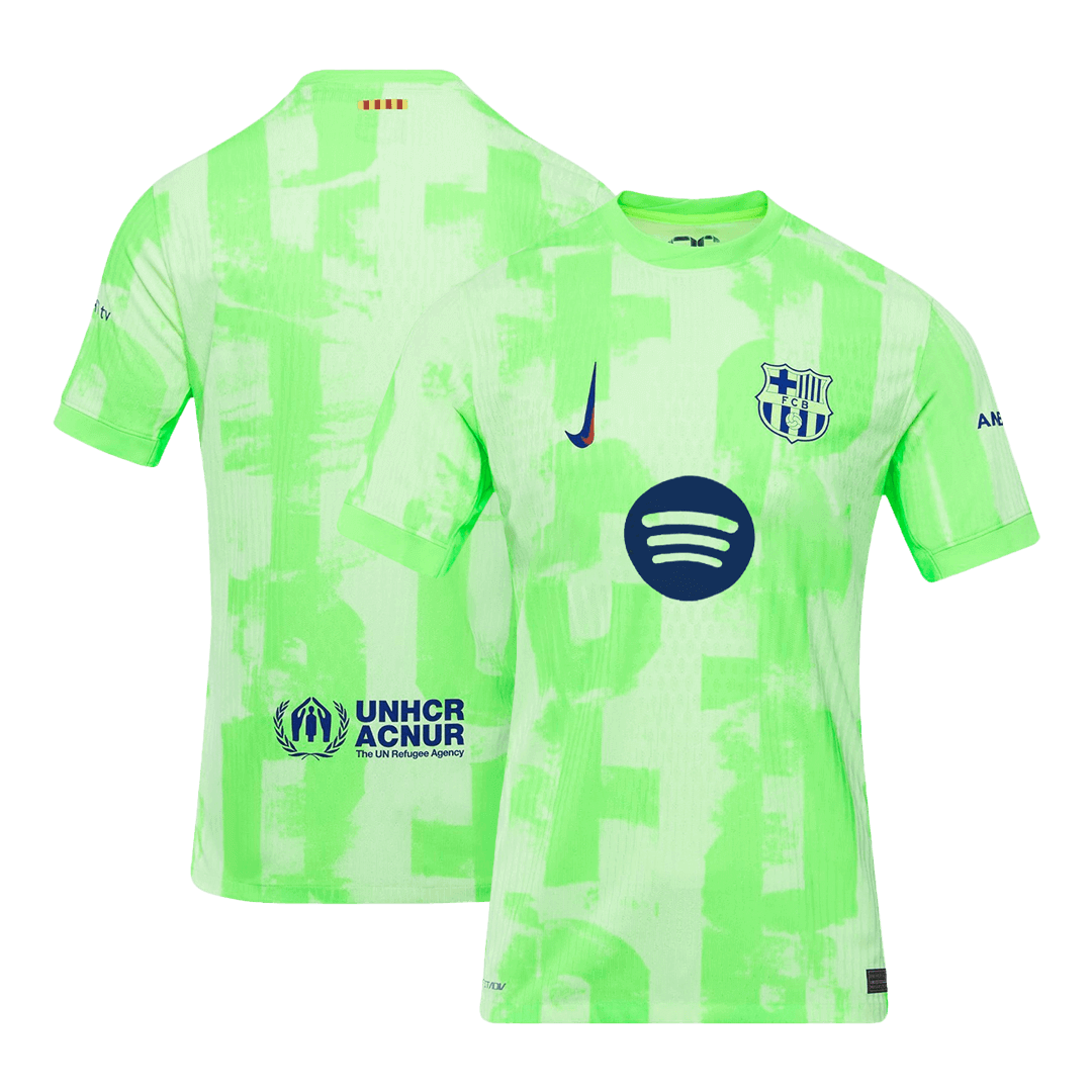 Player Version Barcelona Third Away Soccer Jersey 2024/25-?Spotify Logo Without Text? footmaillots.fr