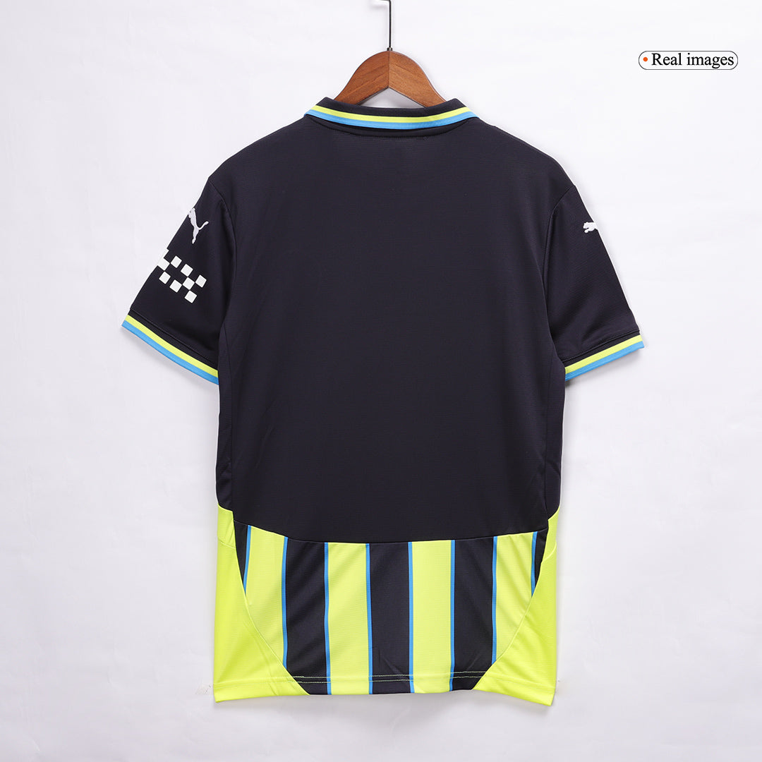 Manchester City Away Soccer Jersey Kit(Jersey+Shorts) 2024/25 footmaillots.fr