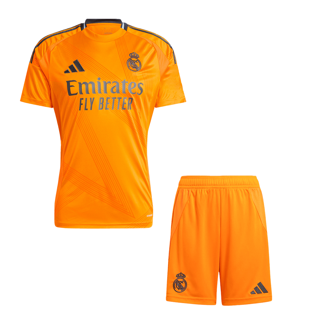 Real Madrid Away Soccer Jersey Kit(Jersey+Shorts) 2024/25 footmaillots.fr