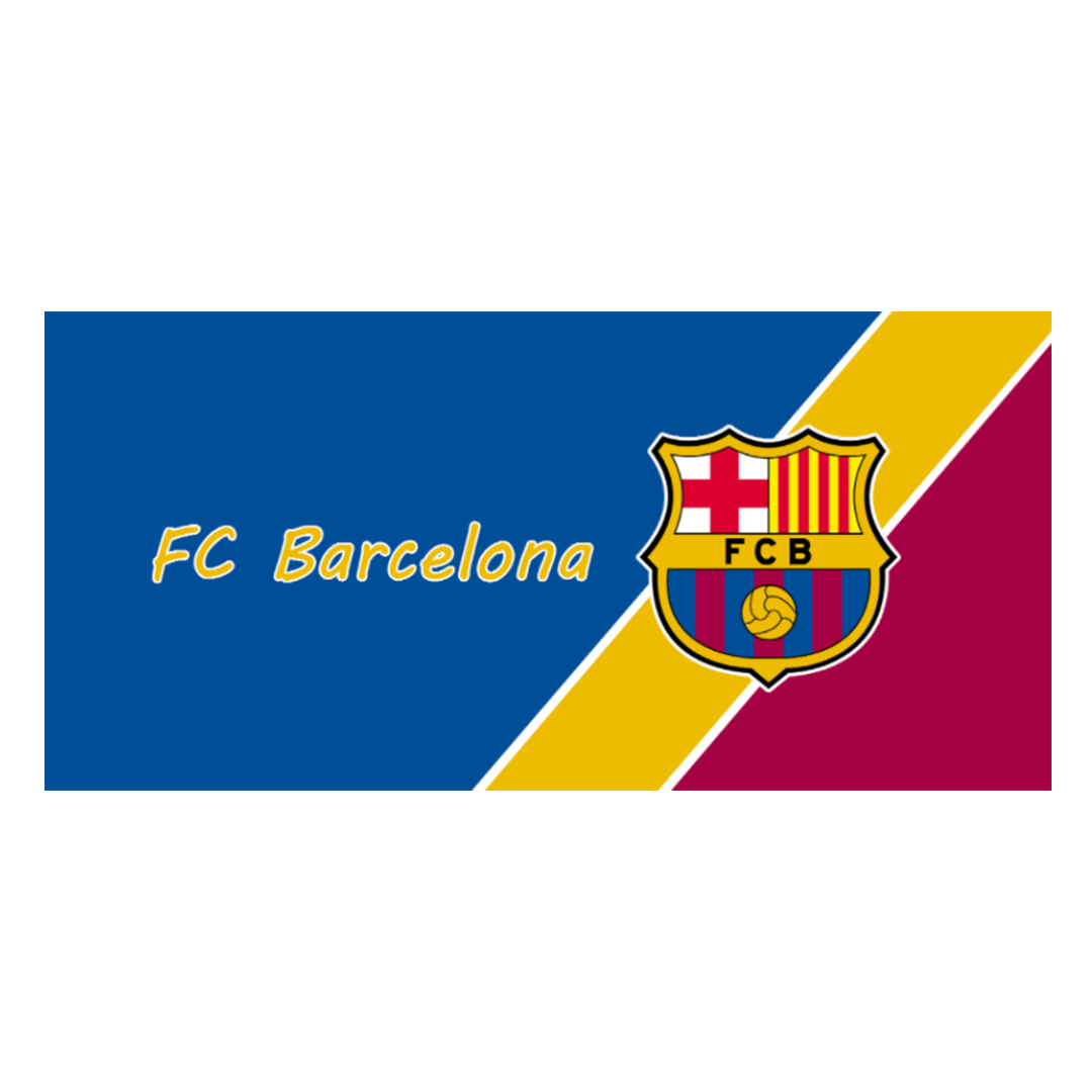 Barcelona Sports Fitness Quick Dry Towel Blue&Red footmaillots.fr