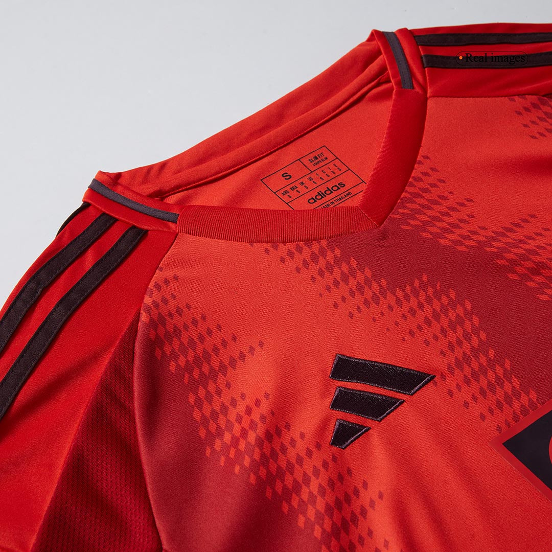 Bayern Munich Home Long Sleeve Soccer Jersey 2024/25 footmaillots.fr