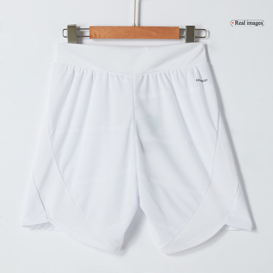 Player Version Real Madrid Home Soccer Shorts 2024/25 footmaillots.fr