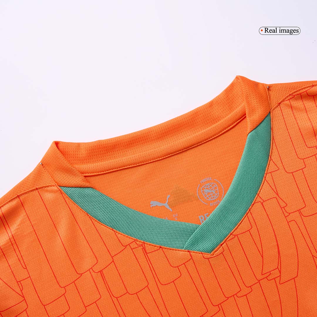 C?te d'Ivoire Home Soccer Jersey 2024/25 footmaillots.fr