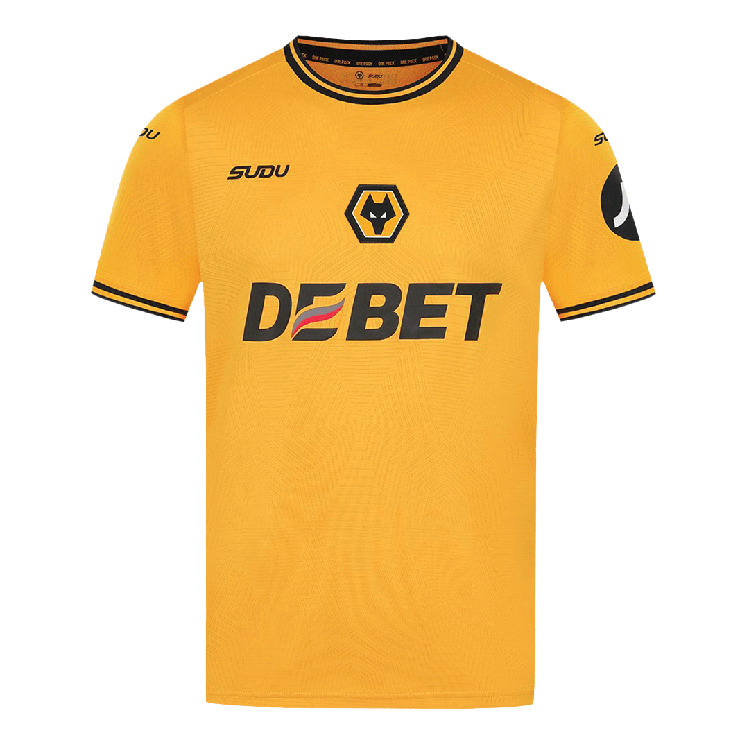 Wolverhampton Wanderers Home Soccer Jersey 2024/25 footmaillots.fr