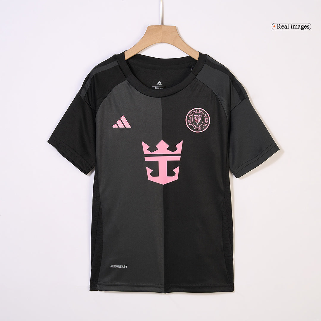 Kid's Inter Miami CF Away Soccer Jersey Kit(Jersey+Shorts) 2025 footmaillots.fr