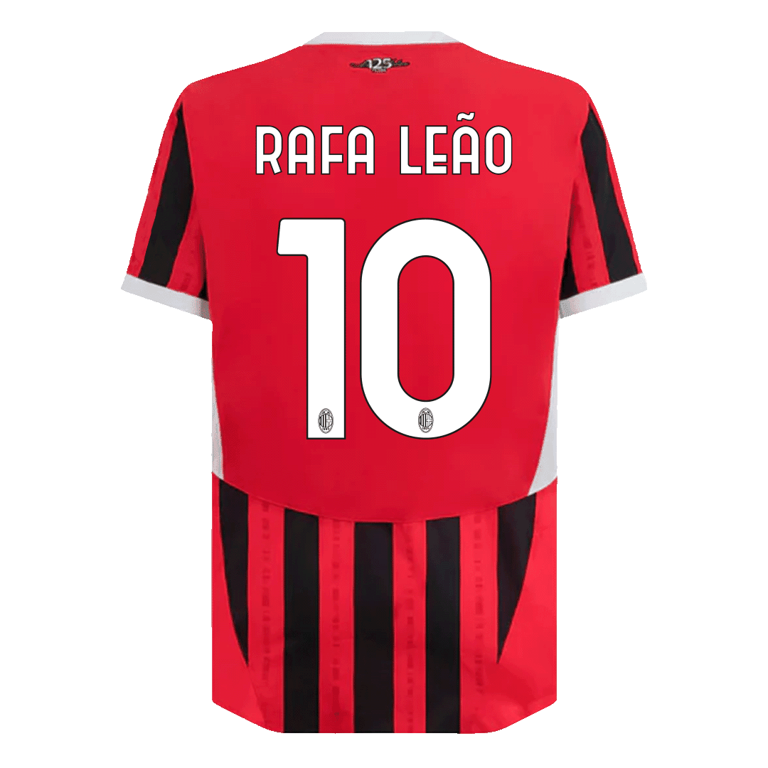 Player Version RAFA LE?O #10 AC Milan Home Soccer Jersey 2024/25 footmaillots.fr