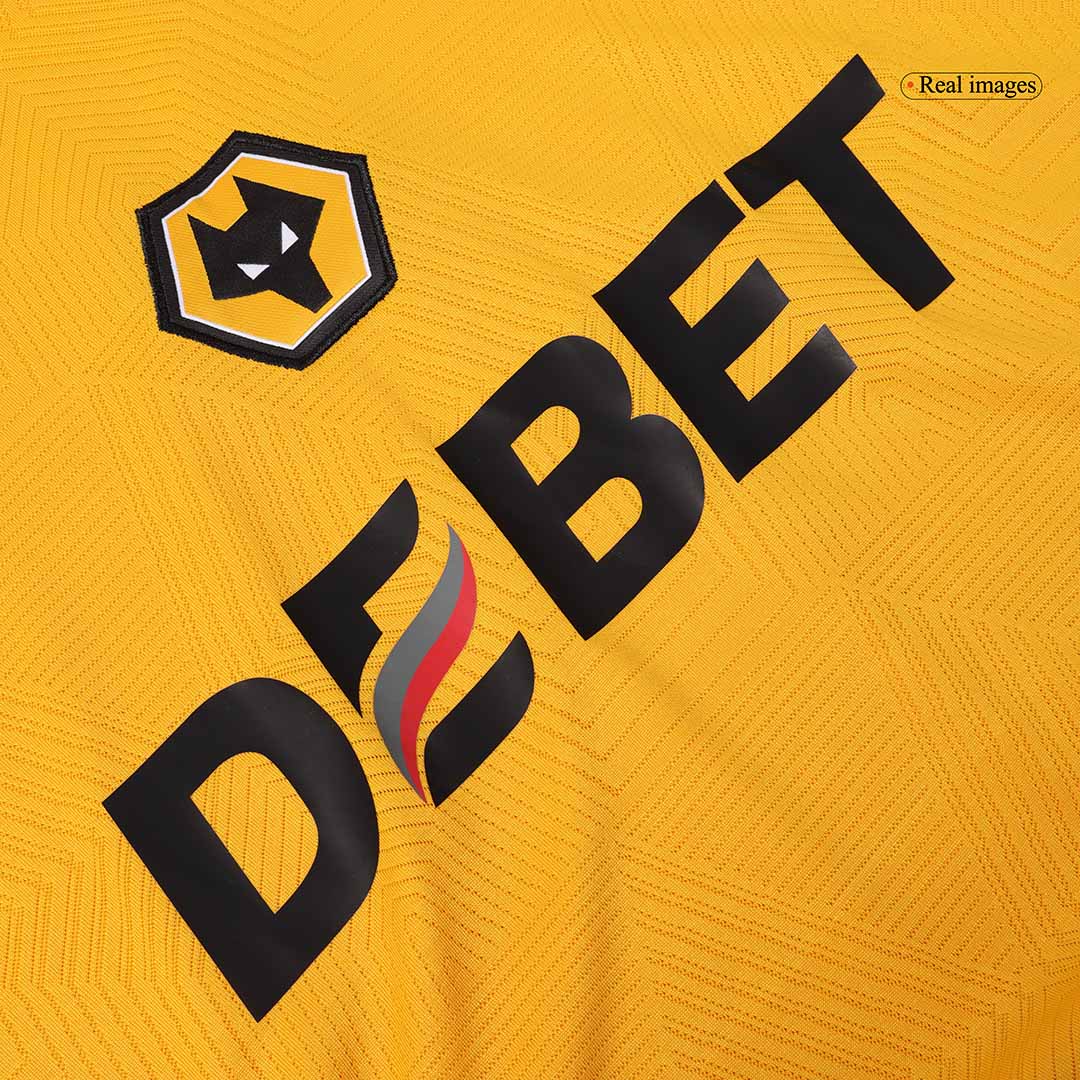 Wolverhampton Wanderers Home Soccer Jersey 2024/25 footmaillots.fr