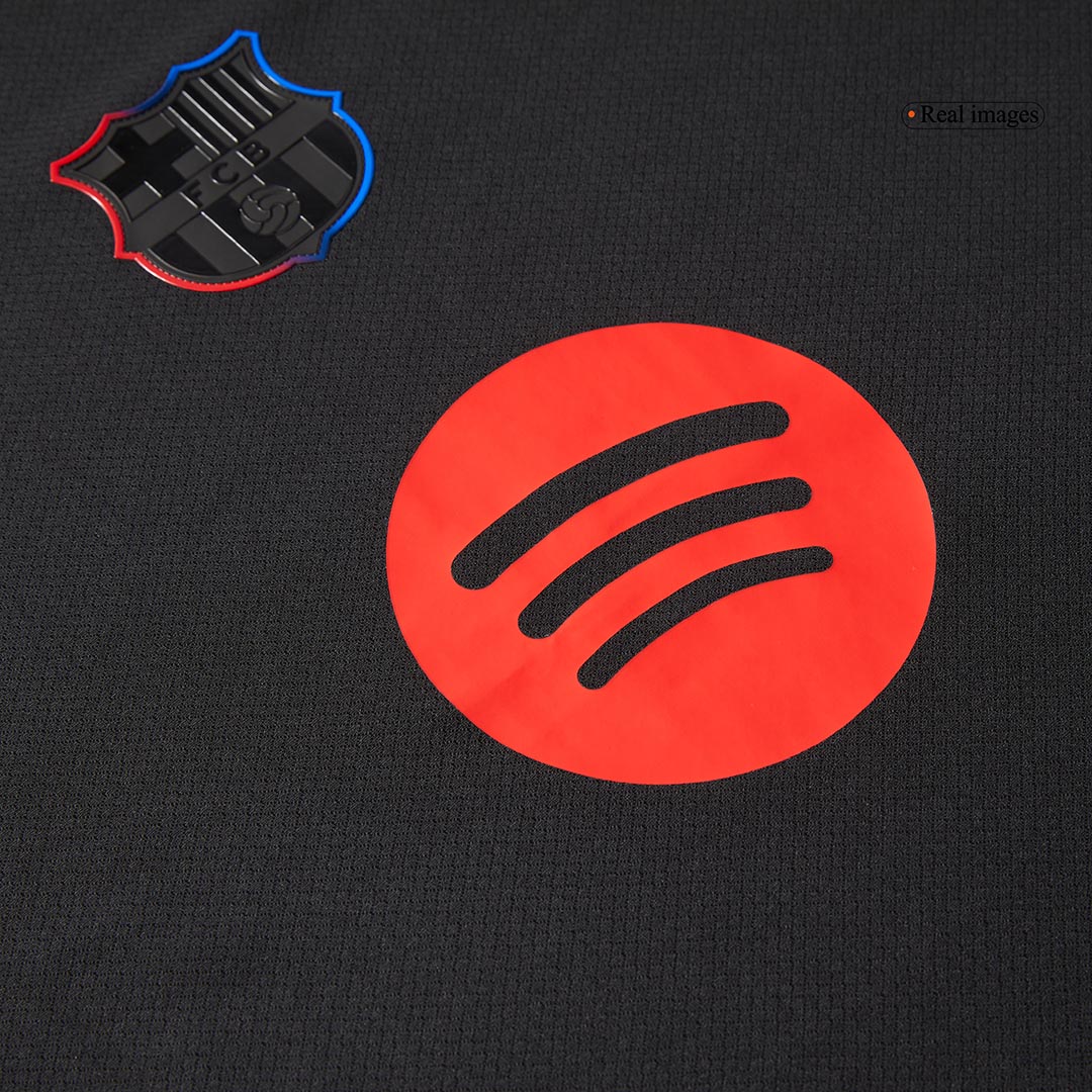 Barcelona Away Soccer Jersey 2024/25 - Spotify Logo Without Text footmaillots.fr