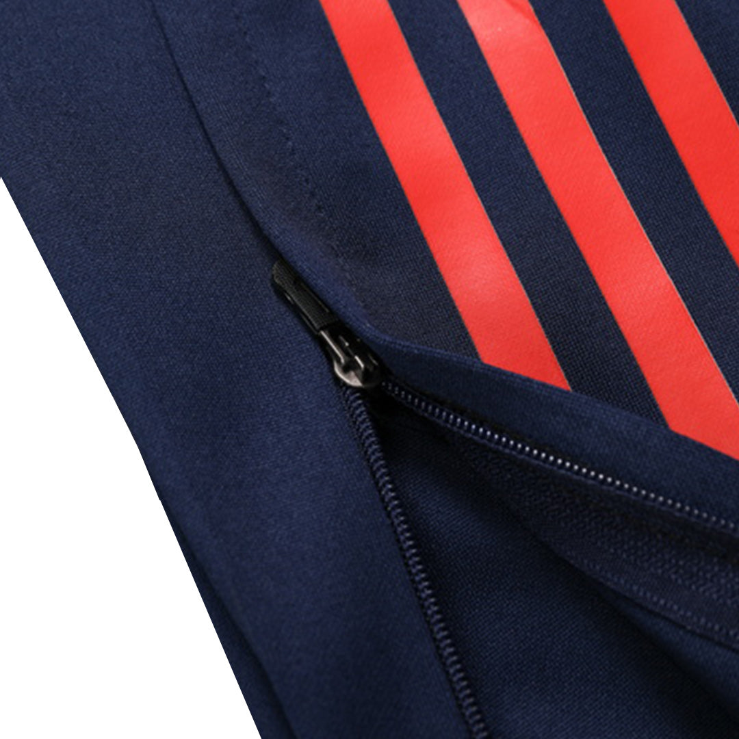 Manchester United Zipper Sweatshirt Kit(Top+Pants) 2024/25 footmaillots.fr