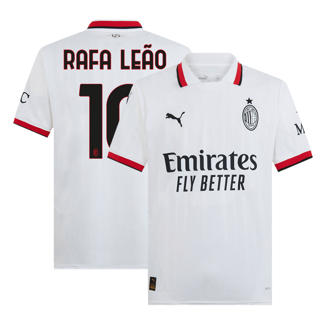 RAFA LE?O #10 AC Milan Away Soccer Jersey 2024/25 footmaillots.fr