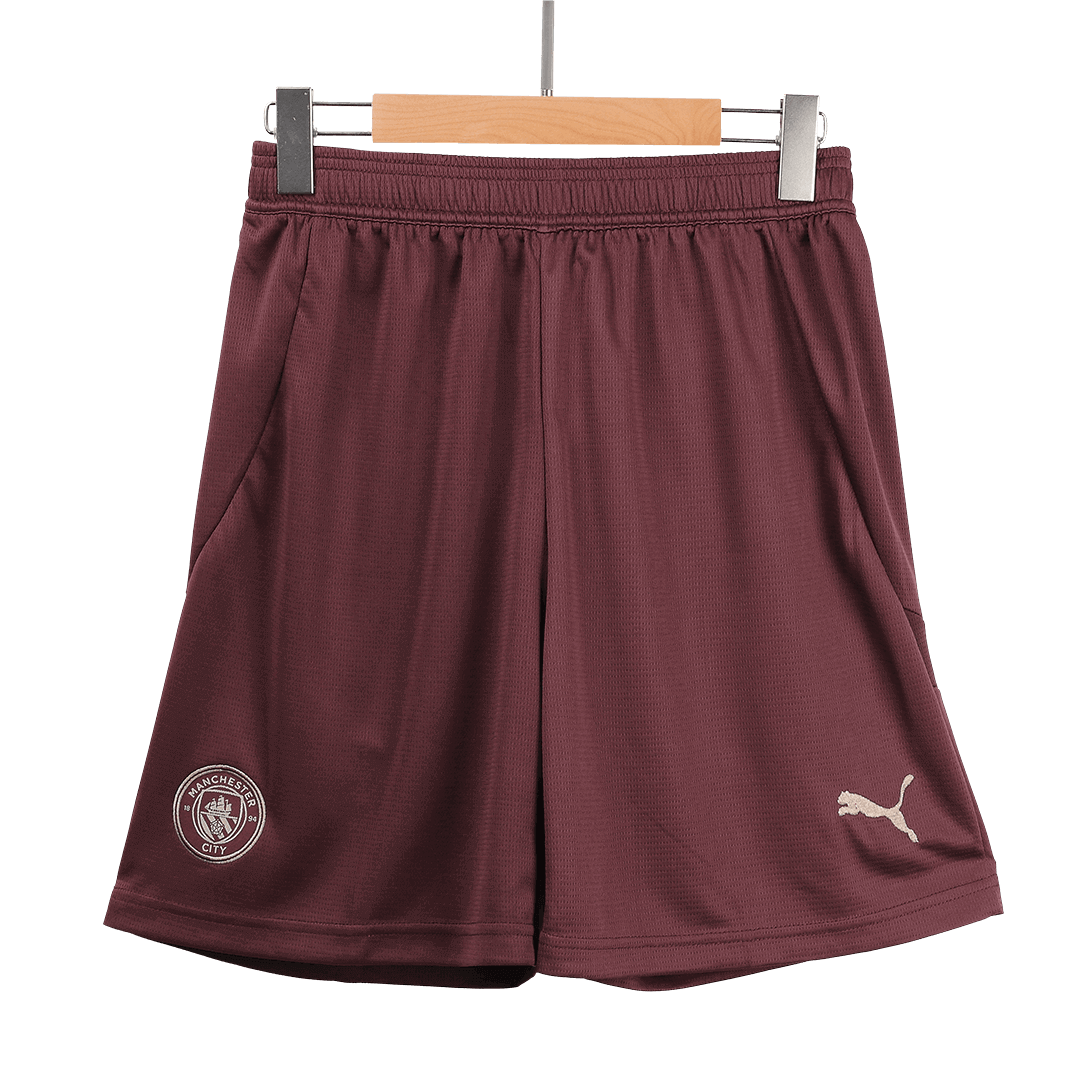 Manchester City Third Away Soccer Shorts 2024/25 footmaillots.fr