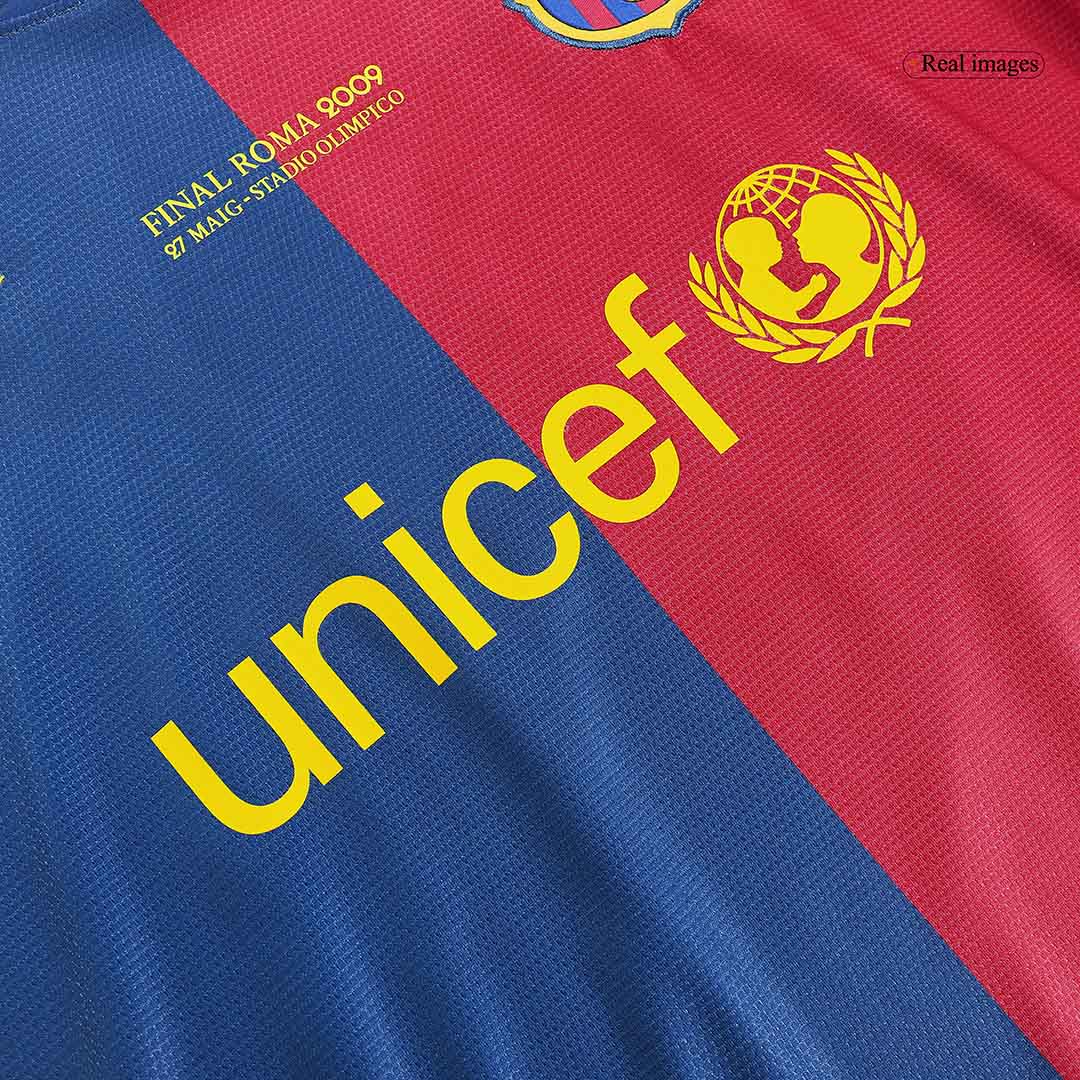 Retro A.INIESTA #8 2008/09 Barcelona Home Soccer Jersey footmaillots.fr