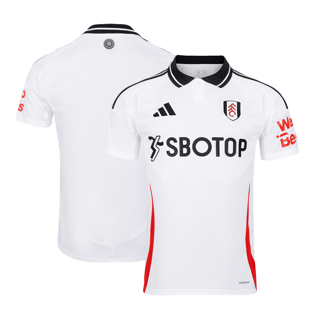 Fulham Home Soccer Jersey 2024/25 footmaillots.fr