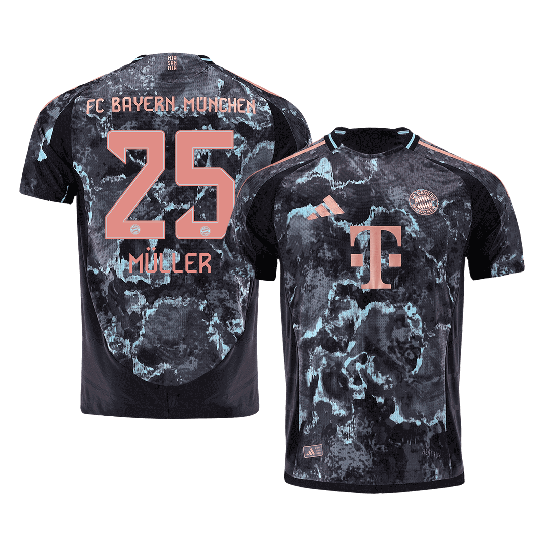Player Version MÜLLER #25 Bayern Munich Away Soccer Jersey 2024/25 footmaillots.fr