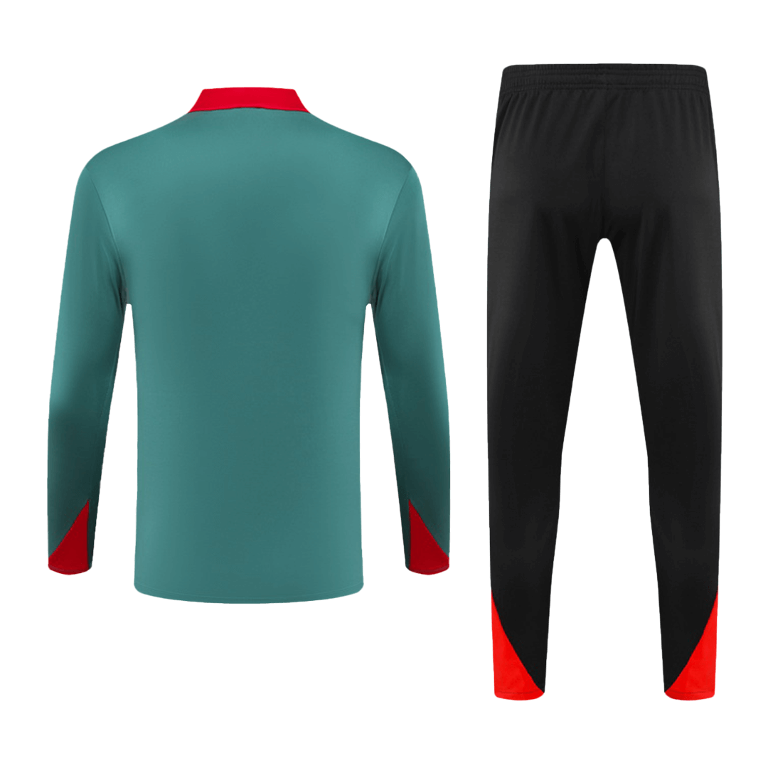 Liverpool Zipper Sweatshirt Kit(Top+Pants) 2024/25 footmaillots.fr