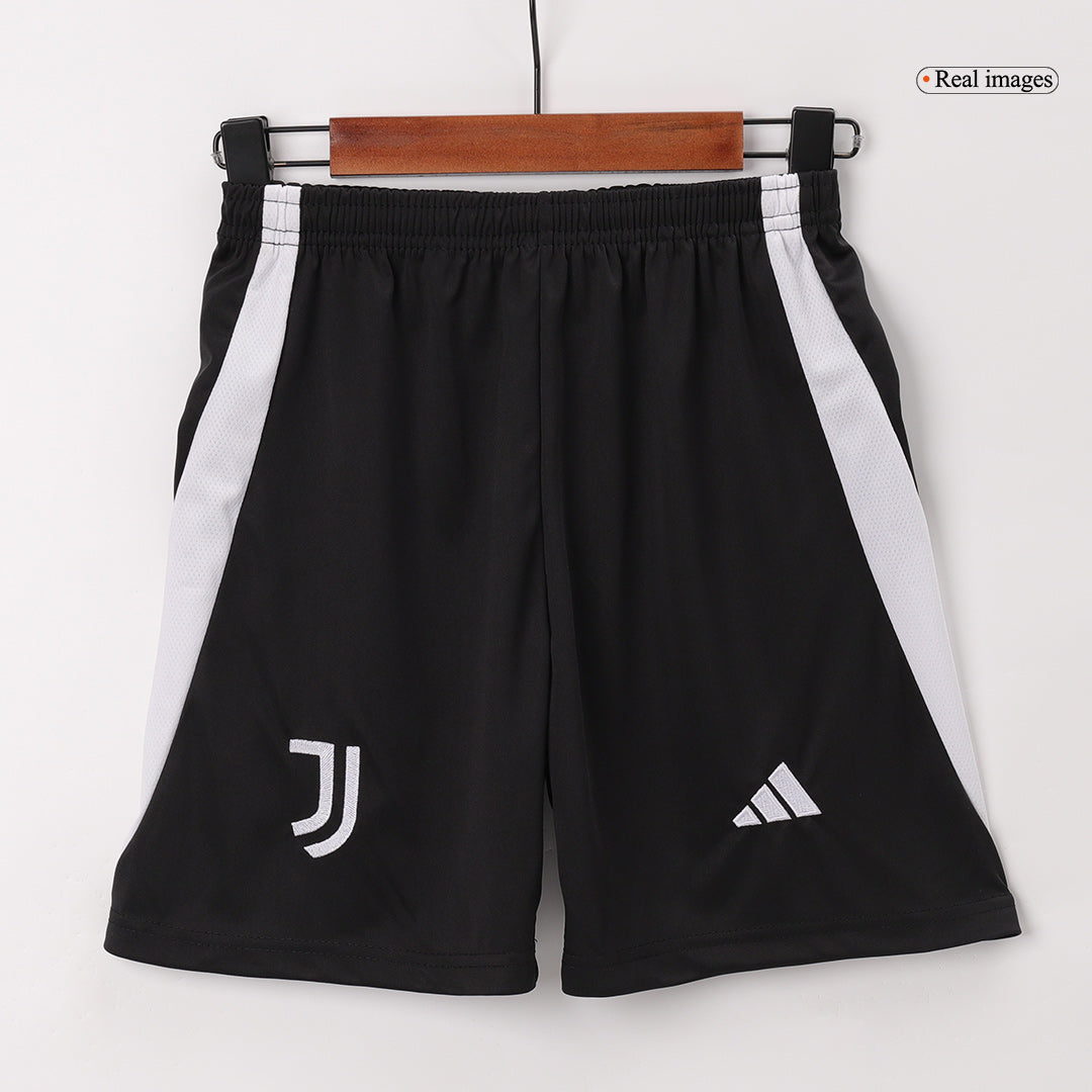 Kid's Juventus Home Soccer Jersey Kit(Jersey+Shorts+Socks) 2024/25 footmaillots.fr