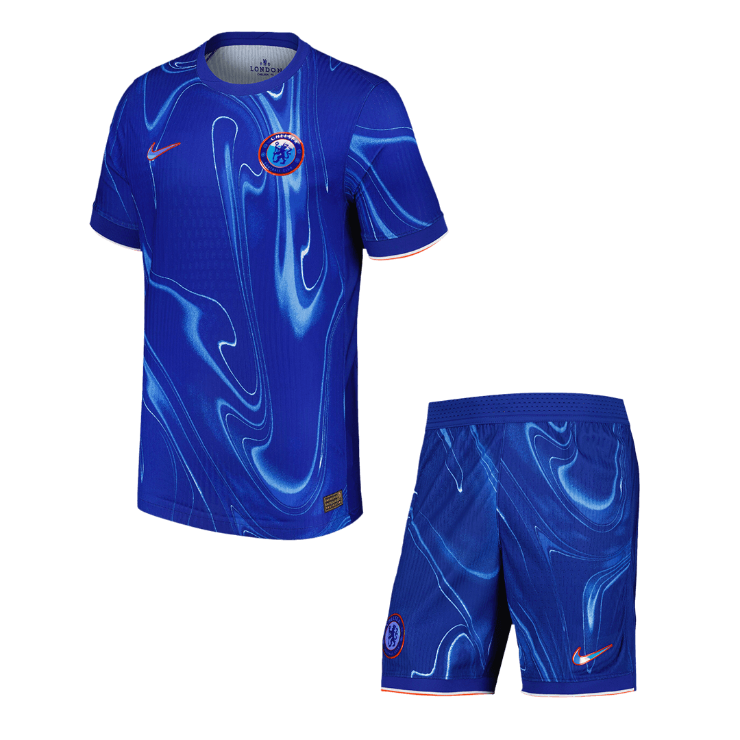 Player Version Chelsea Home Soccer Jersey Kit(Jersey+Shorts) 2024/25 footmaillots.fr