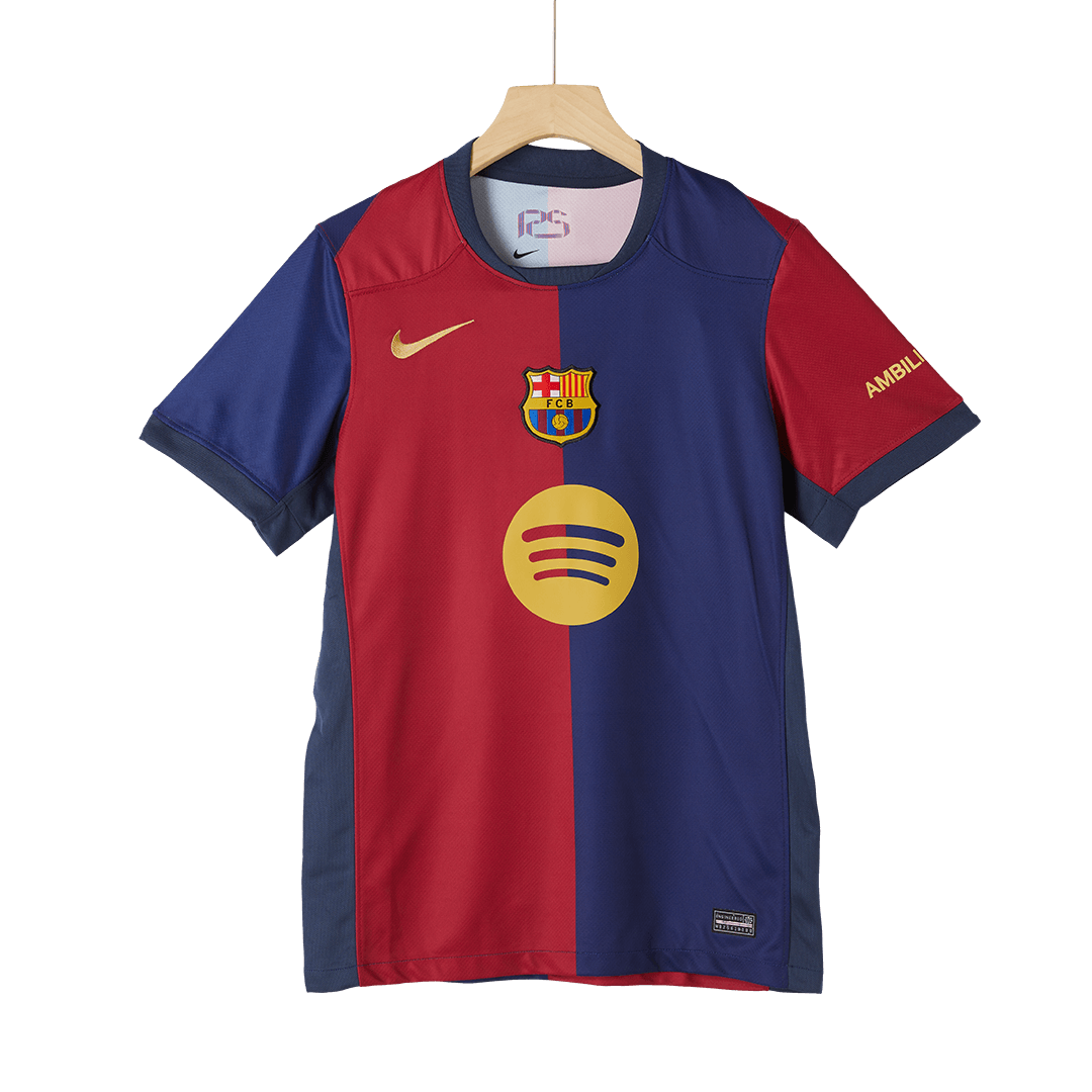 Barcelona Home Soccer Jersey 2024/25-Spotify Logo Without Text footmaillots.fr