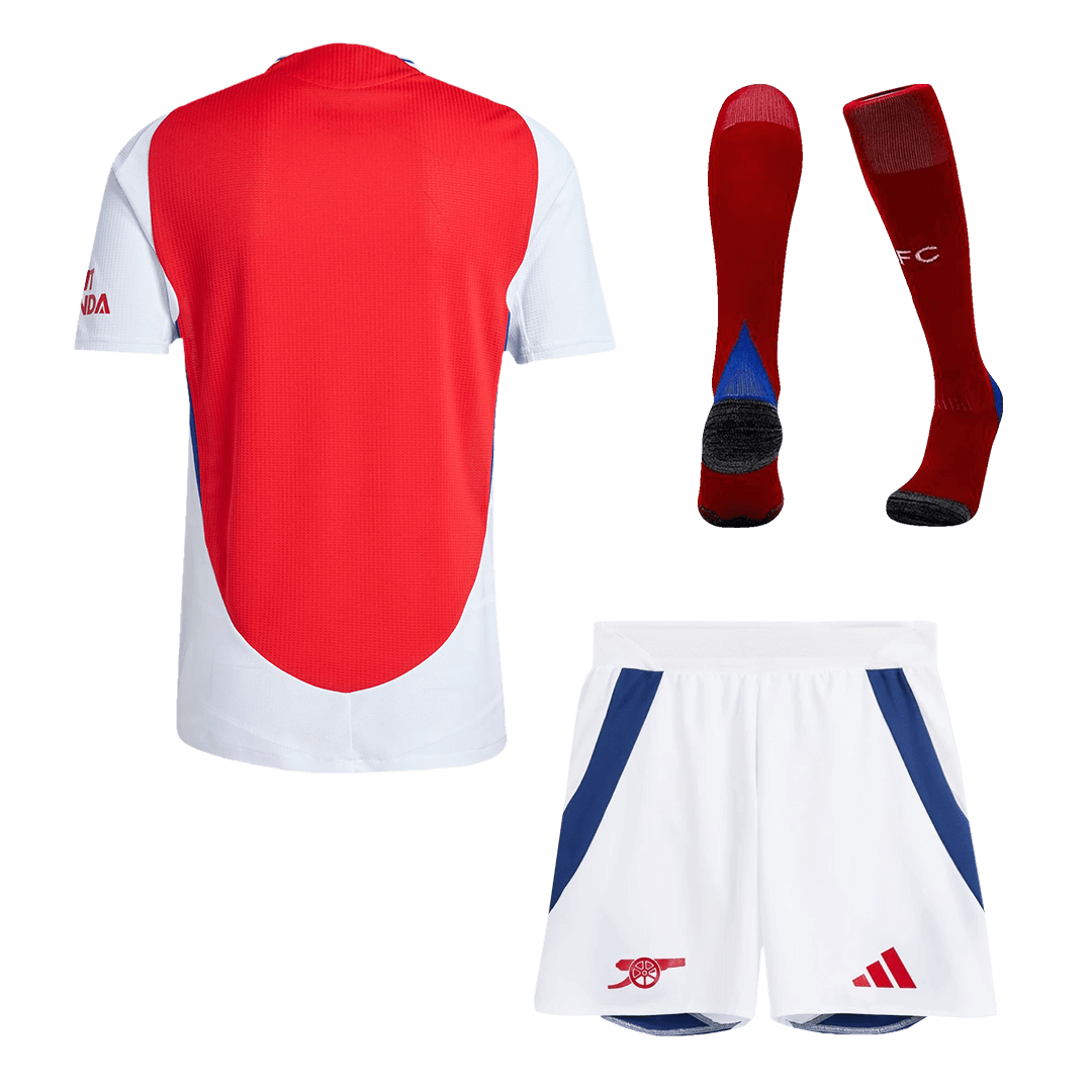 Player Version Arsenal Home Soccer Jersey Kit(Jersey+Shorts+Socks) 2024/25 footmaillots.fr