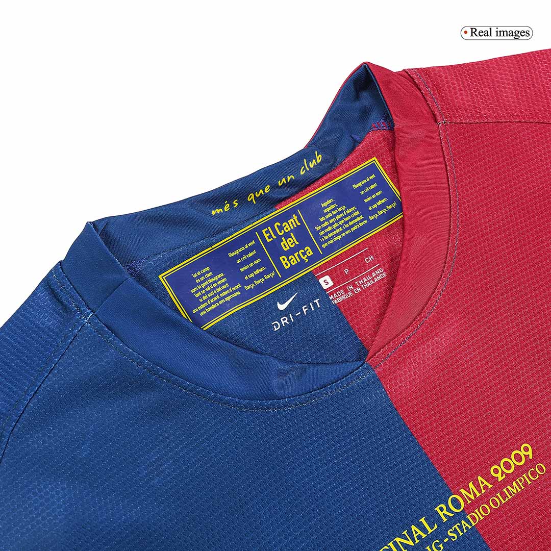 Retro XAVI #6 2008/09 Barcelona Home Soccer Jersey footmaillots.fr