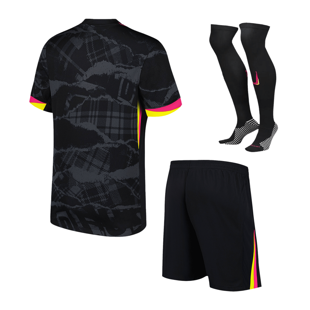 Chelsea Third Away Soccer Jersey Kit(Jersey+Shorts+Socks) 2024/25 footmaillots.fr