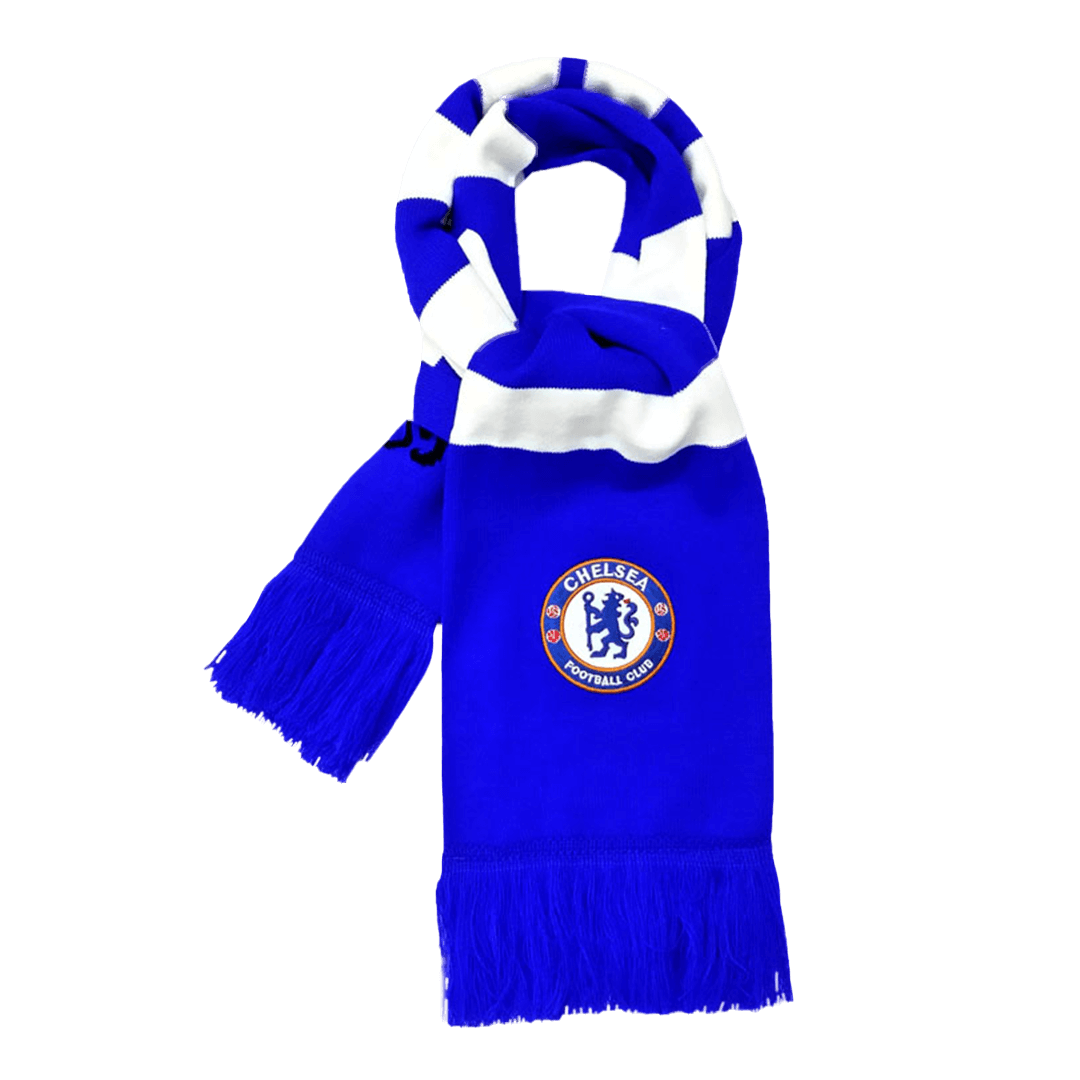 Chelsea Soccer knitting Scarf Blue&White footmaillots.fr