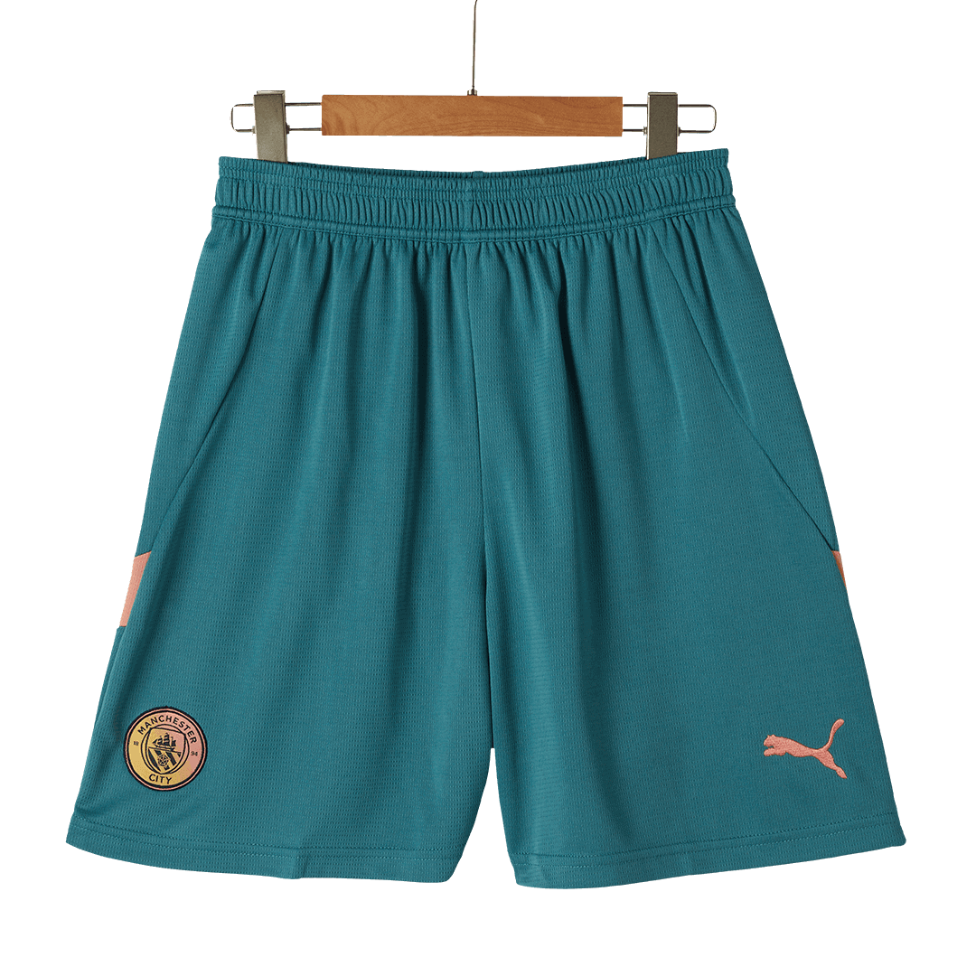 Manchester City Fourth Away Soccer Jersey Kit(Jersey+Shorts) 2024/25 - Definitely City footmaillots.fr