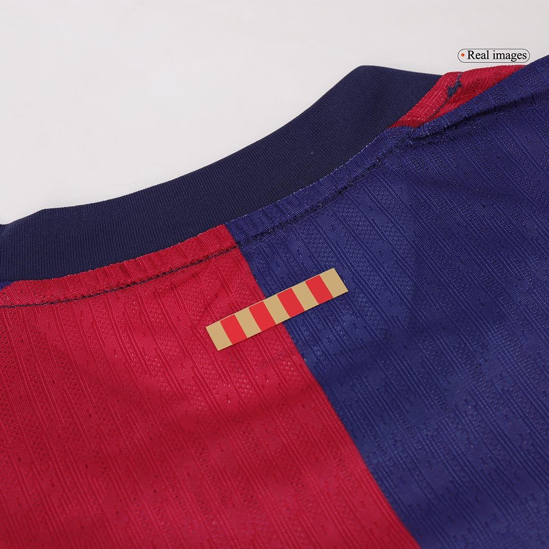 Player Version Barcelona Home Soccer Jersey 2024/25 - 125th Anniversary footmaillots.fr