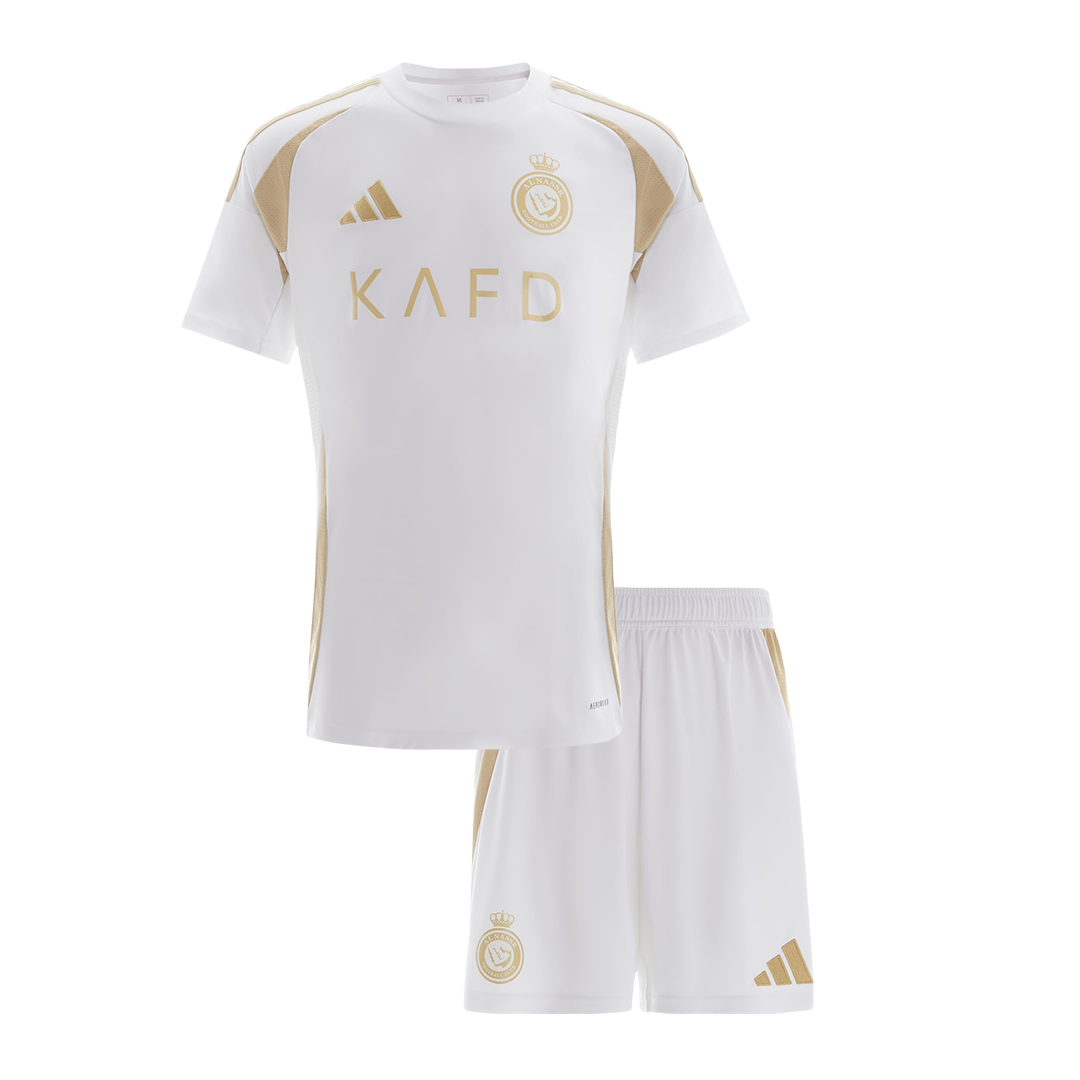 Kid's Al Nassr Third Away Soccer Jersey Kit(Jersey+Shorts) 2024/25 footmaillots.fr