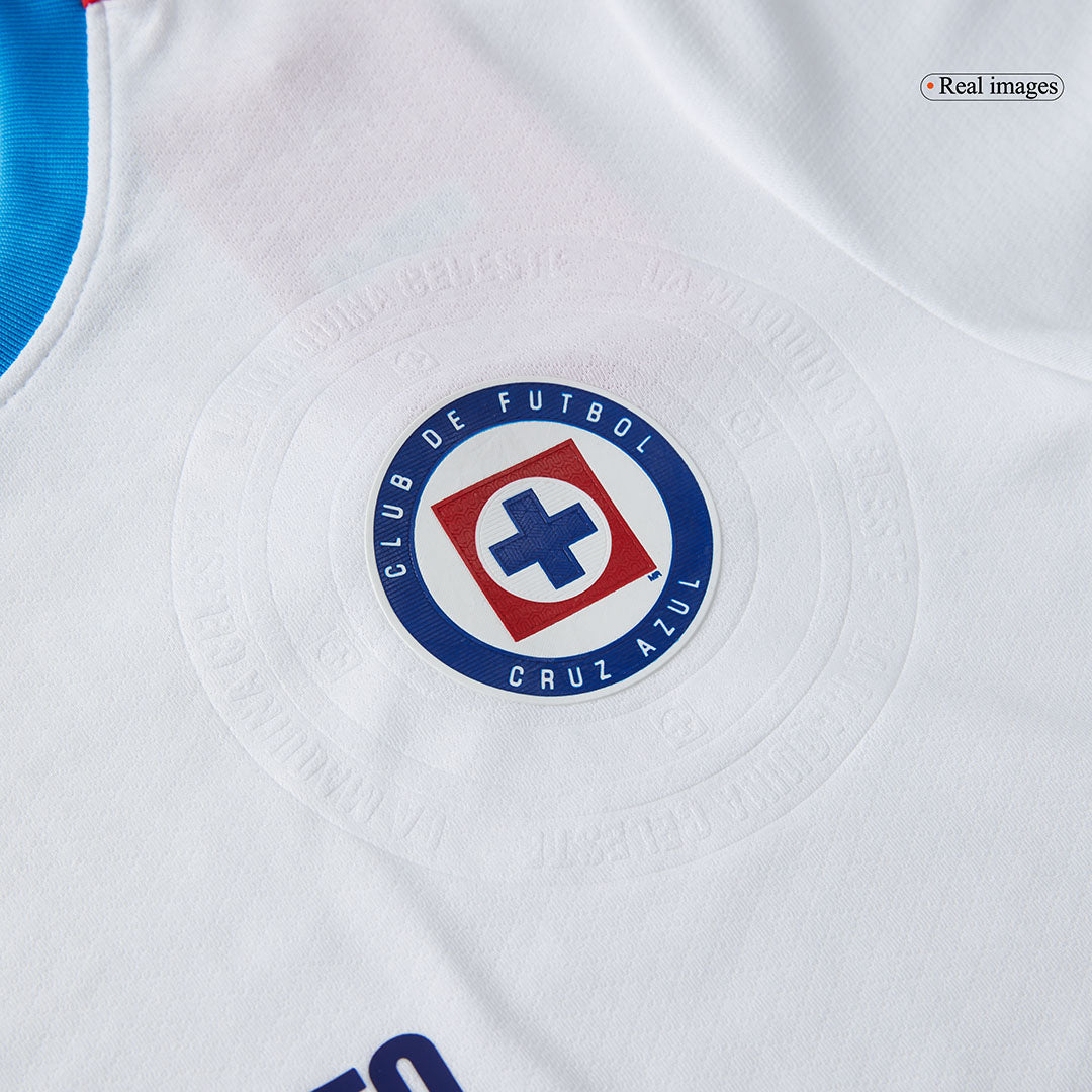 Kid's Cruz Azul Away Soccer Jersey Kit(Jersey+Shorts) 2024/25 footmaillots.fr