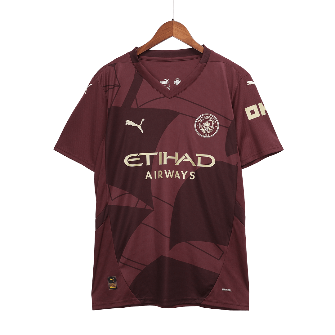 DE BRUYNE #17 Manchester City Third Away Soccer Jersey 2024/25 footmaillots.fr