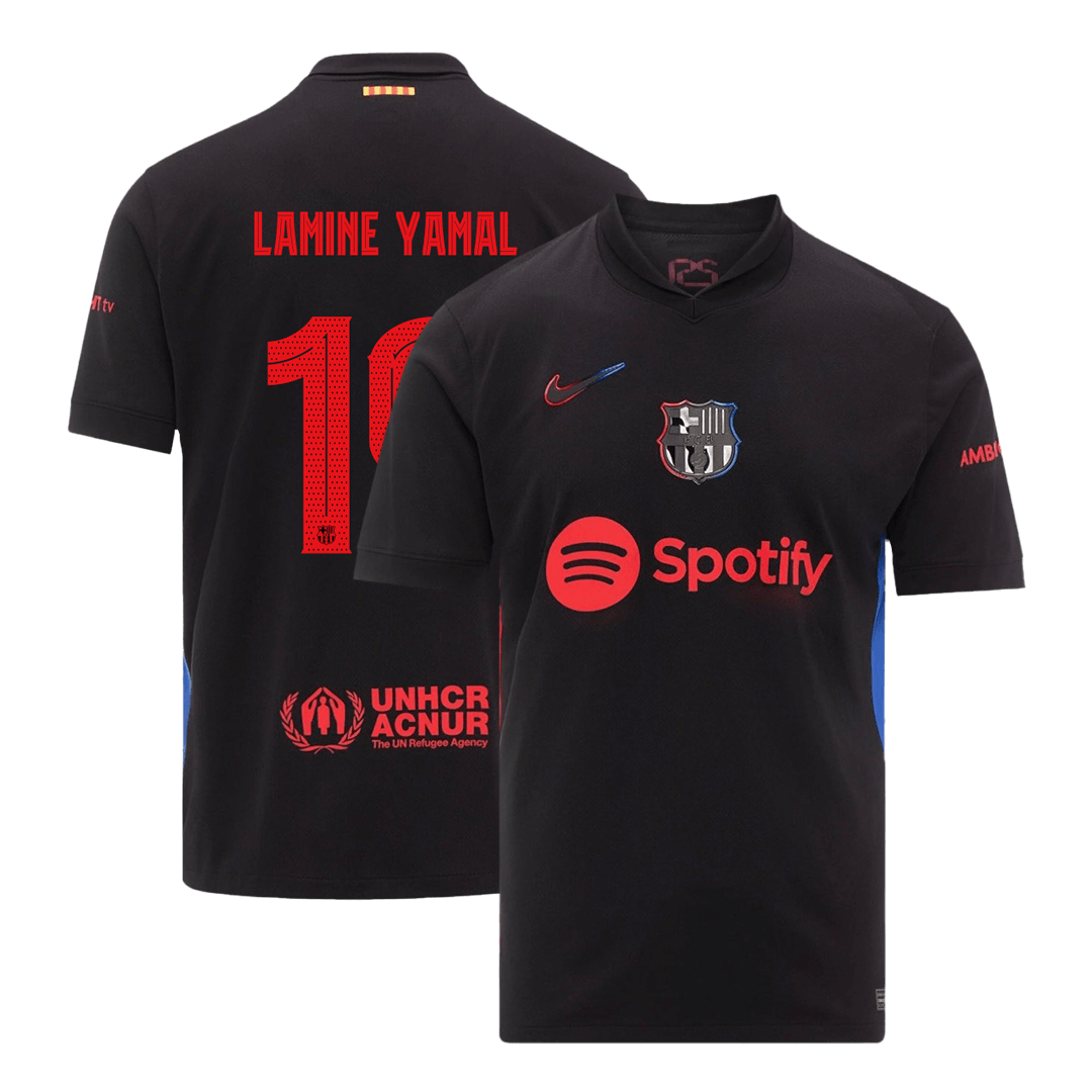 LAMINE YAMAL #19 Barcelona Away Soccer Jersey 2024/25 footmaillots.fr