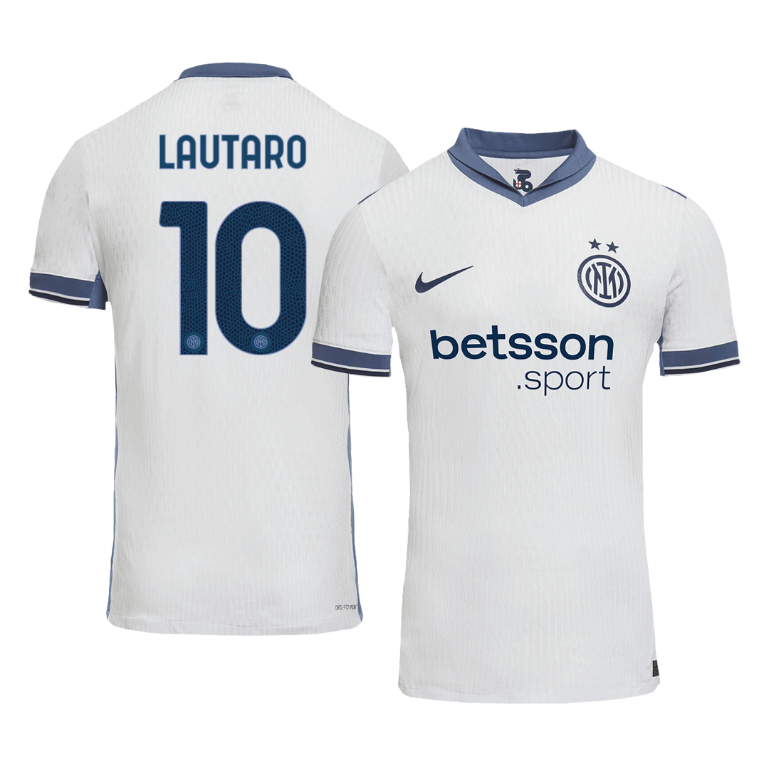 Player Version LAUTARO #10 Inter Milan Away Soccer Jersey 2024/25 footmaillots.fr