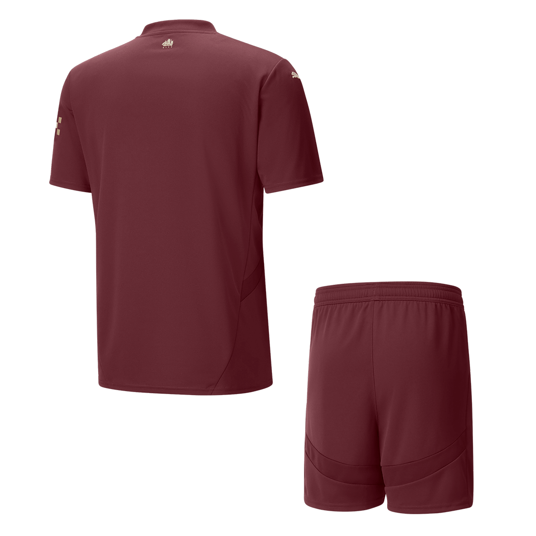 Manchester City Third Away Soccer Jersey Kit(Jersey+Shorts) 2024/25 footmaillots.fr
